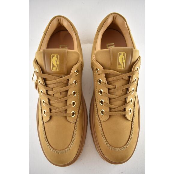 Louis Vuitton LV x NBA Abbesses Derby Beige Suede Lace Up Sneaker UK 9 US 10 11 - Picture 13 of 16